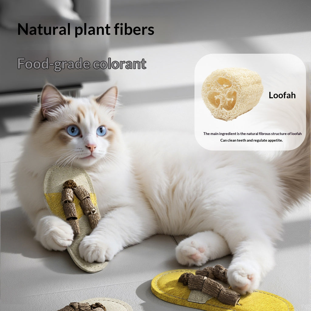 Lufr — Jouet Luffa Naturel pour Chat