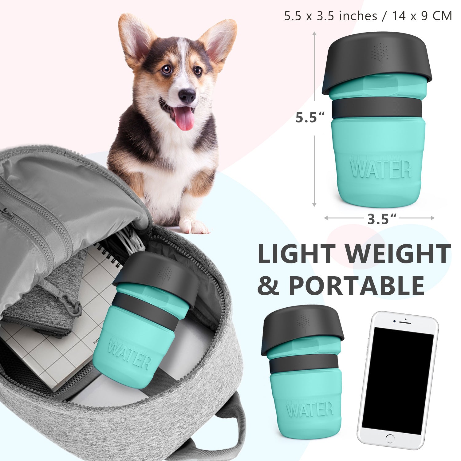 Kelda — Gourde 2-en-1 avec Bol Pliable