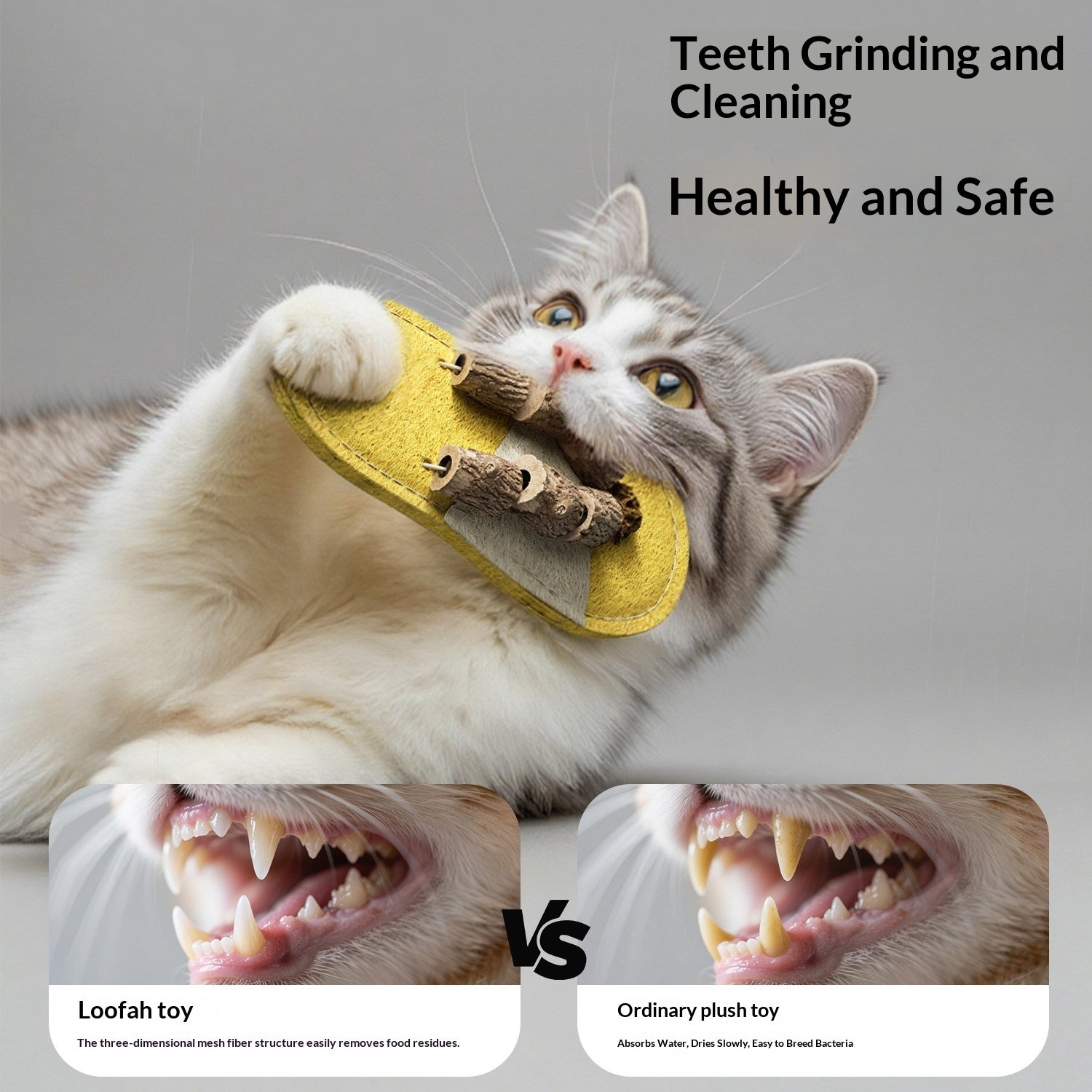 Lufr — Jouet Luffa Naturel pour Chat