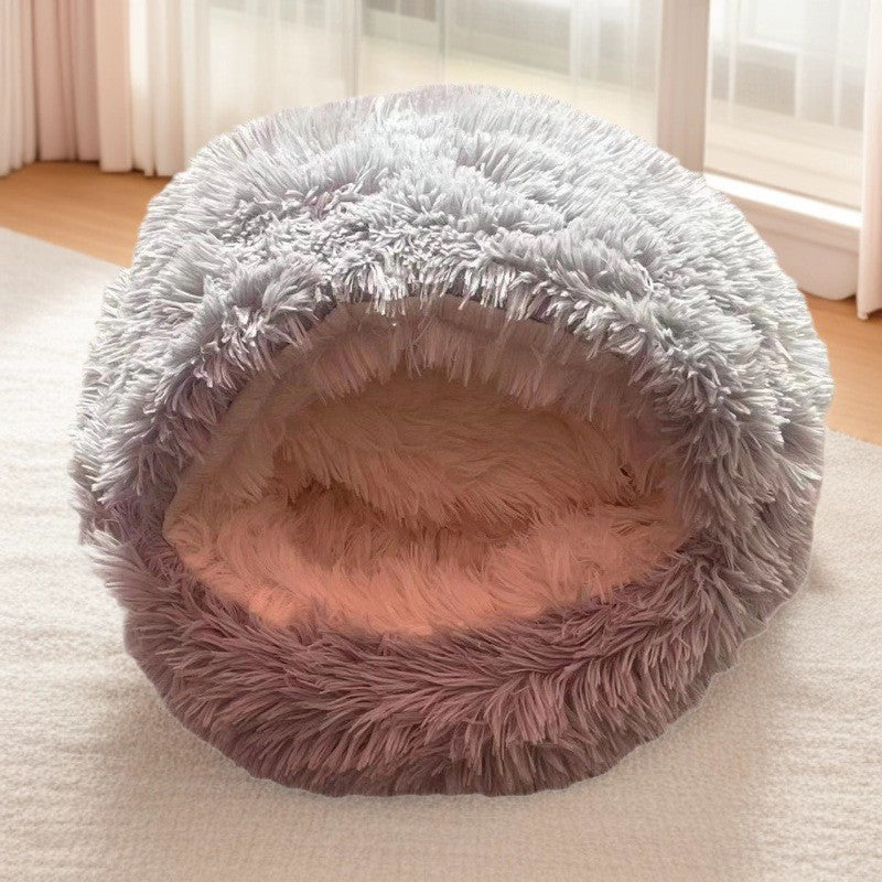 Valhalla — Lit Cocooning Demi-coquille pour Chat