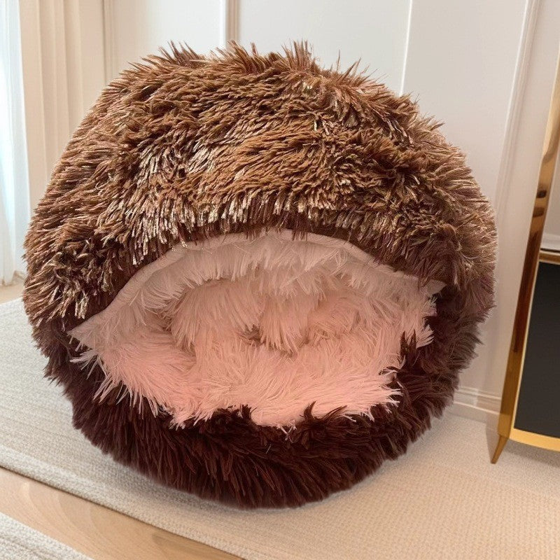 Valhalla — Lit Cocooning Demi-coquille pour Chat
