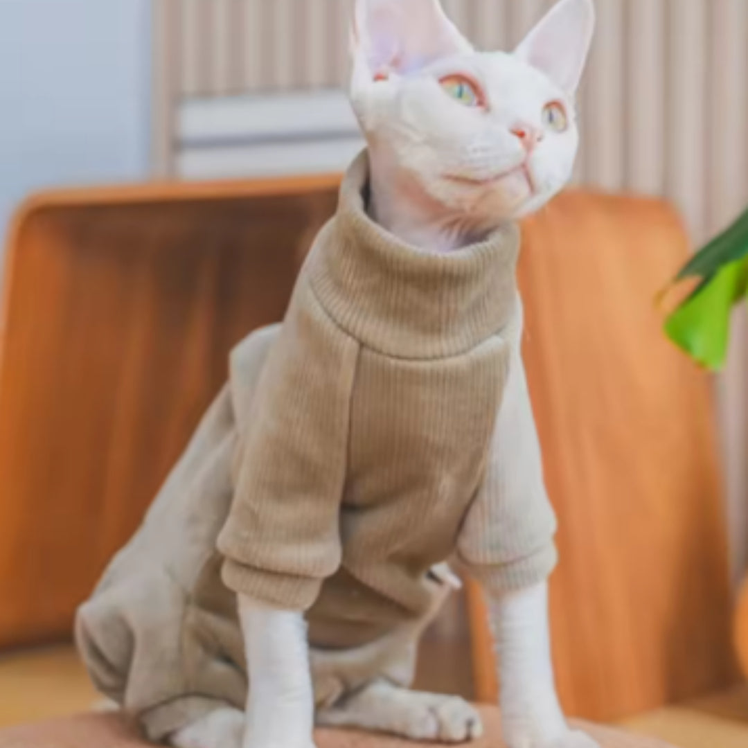 Idunn — Vêtement Polaire pour Chat Hairless