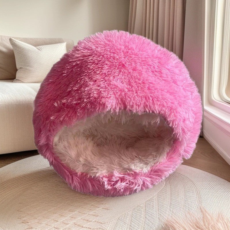 Valhalla — Lit Cocooning Demi-coquille pour Chat