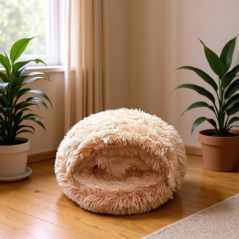 Valhalla — Lit Cocooning Demi-coquille pour Chat