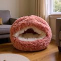 Valhalla — Lit Cocooning Demi-coquille pour Chat