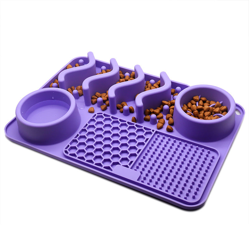 Slíkr — Tapis de Léchage Slow-Feeder Silicone